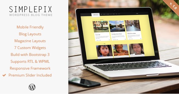 SimplePix- Magazine Themes for WordPress